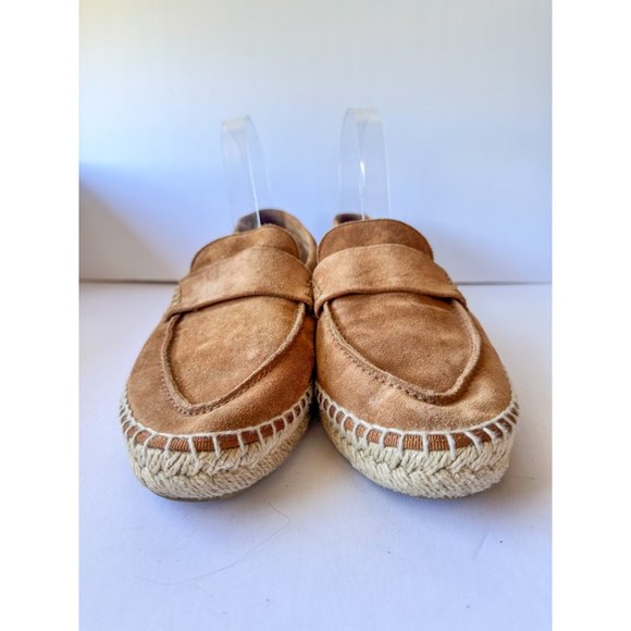 Vince Brown Loafers Daria Suede Espadrilles Classic Comfy Casual 8 - Picture 5 of 11